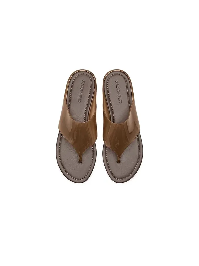 Сандалии Jelly Thong Flat FARM Rio — изображение 2 из 4, ореховый