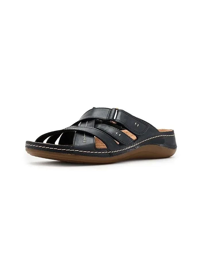 Сандалии с ремешком Cecily Slide Clarks — изображение 1 из 4, черный