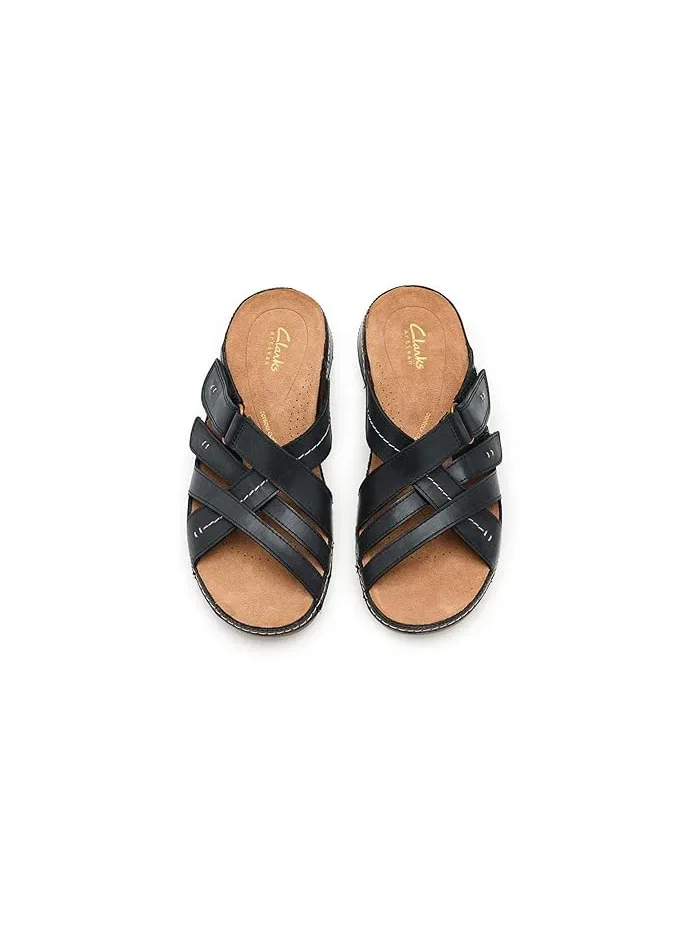 Сандалии с ремешком Cecily Slide Clarks — изображение 2 из 4, черный