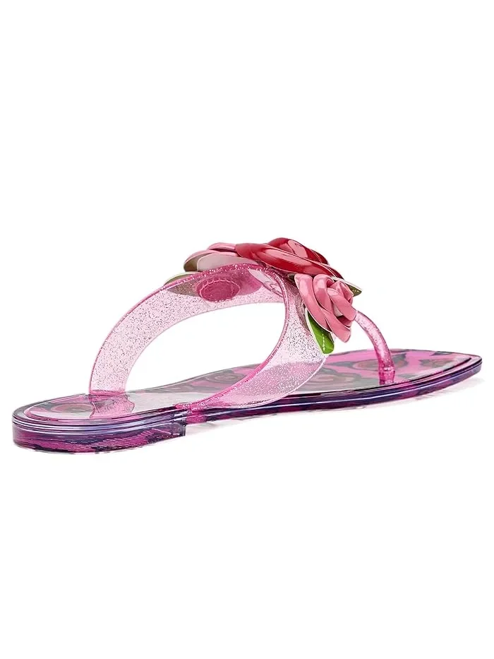 Сандалии цветочные Trenten Blue by Betsey Johnson — изображение 3 из 4, розовый