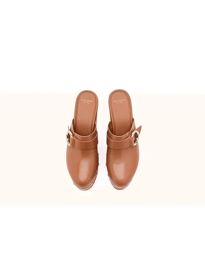 Босоножки на платформе Halo Platform Клоги Mule Kate Spade New York — изображение 2 из 4, седельный