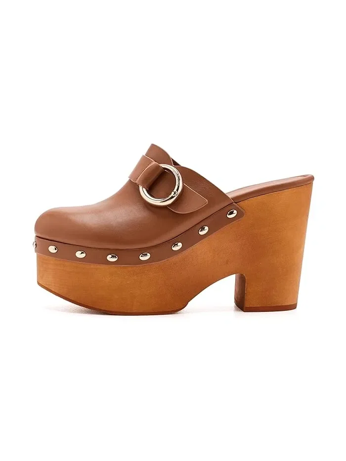 Босоножки на платформе Halo Platform Клоги Mule Kate Spade New York — изображение 4 из 4, седельный