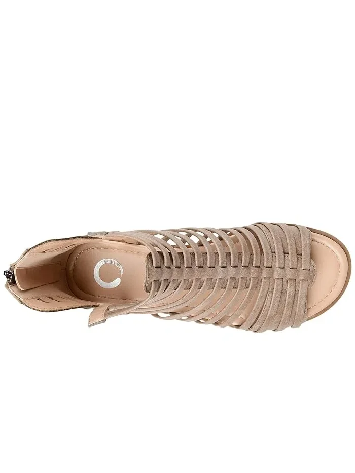 Сандалии с пеной Comfort Foam Delilah Journee Collection — изображение 2 из 4, тауп