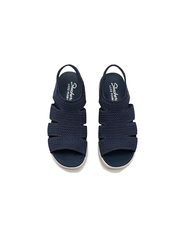 Босоножки на каблуке Parallel Lite - Dreammaker Skechers — изображение 2 из 4, темно-синий
