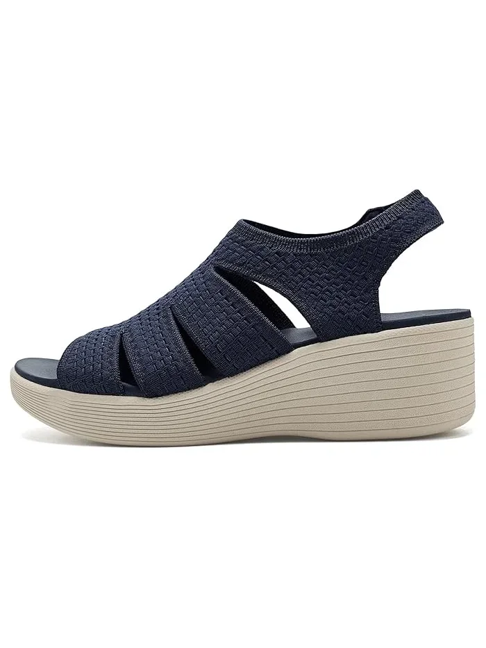 Босоножки на каблуке Parallel Lite - Dreammaker Skechers — изображение 4 из 4, темно-синий