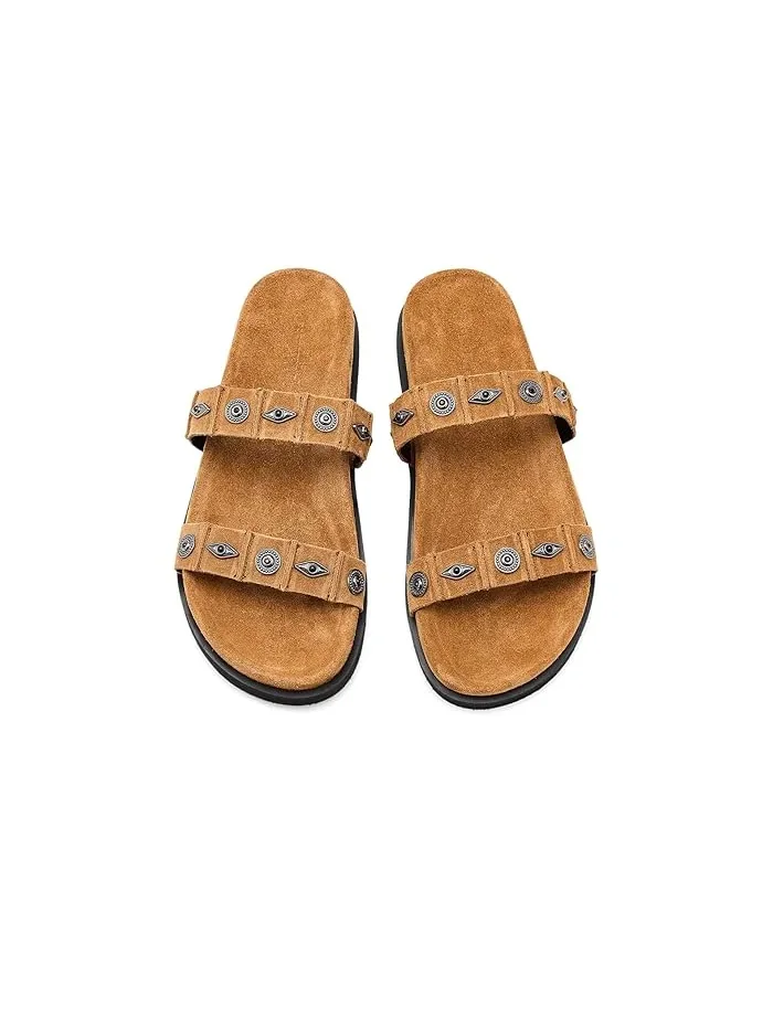 Сандалии Findings Footbed Free People — изображение 2 из 4, коньячный