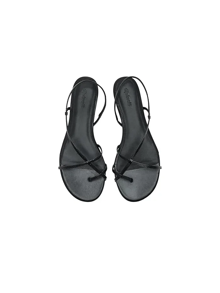 Сандалии Iggy Strappy Sandal Madewell — изображение 2 из 4, черный