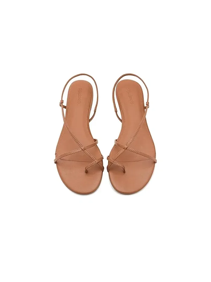 Сандалии Iggy Strappy Sandal Madewell — изображение 2 из 4, коричневый