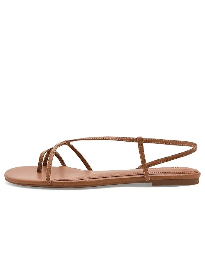 Сандалии Iggy Strappy Sandal Madewell — изображение 4 из 4, коричневый