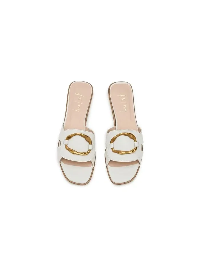 Сандалии с украшением Radiant French Sole — изображение 2 из 4, белый