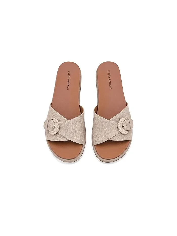 Сандалии с пряжкой Suszie Lucky Brand — изображение 2 из 4, натуральный / платиновый