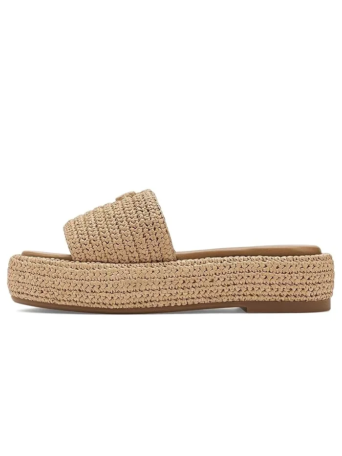 Сандалии платформа Sculpted C Raffia Flatform COACH — изображение 4 из 4, прозрачный