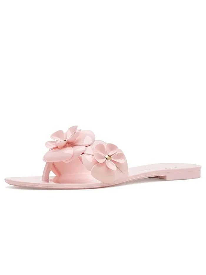 Сандалии с цветочным декором Amelia Flower Jack Rogers — изображение 1 из 4, бледный розовый