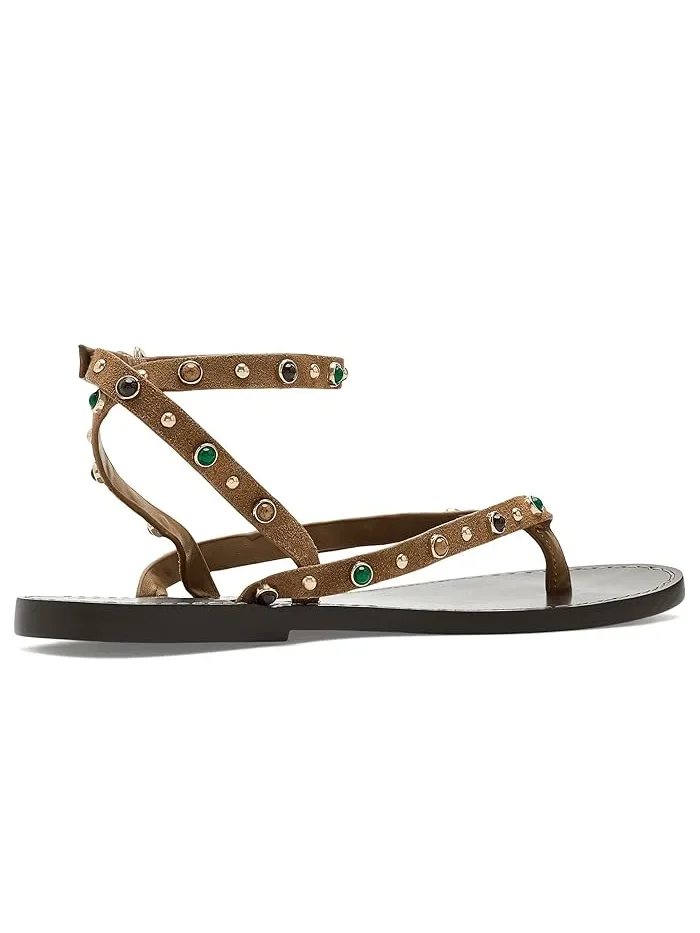 Сандалии Jamie кожаные Rebecca Minkoff — изображение 2 из 4, хаки