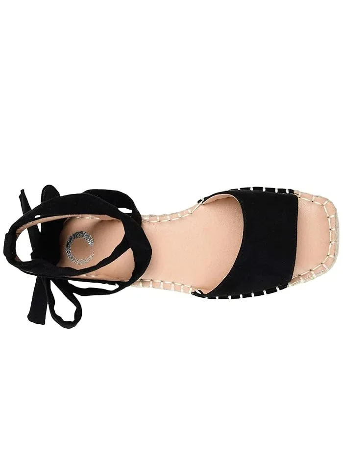 Сандалии с эспадрильей Emelie Journee Collection — изображение 2 из 4, черный