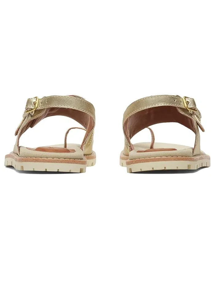 Сандалии кожаные Haven Metallic Backstrap Merrell — изображение 4 из 4, мешковиновый