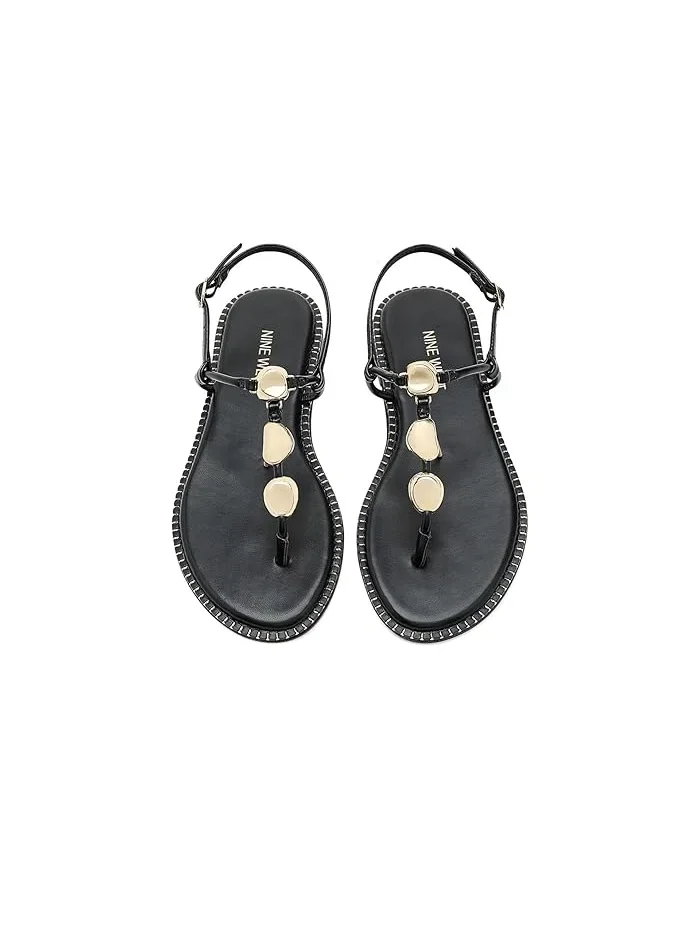 Сандалии открытые Derika Nine West — изображение 2 из 4, черный