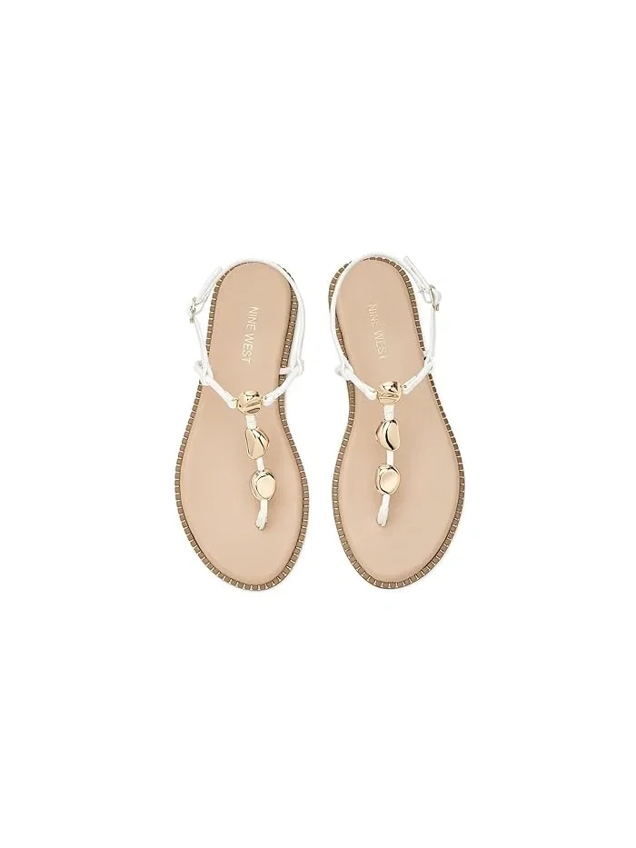 Сандалии открытые Derika Nine West — изображение 2 из 4, белый