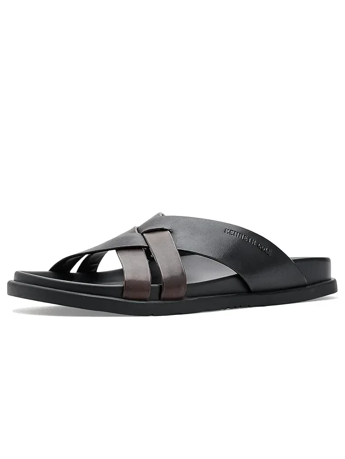 Сандалии с перекрестными ремешками Wooper Kenneth Cole — изображение 1 из 4, черный