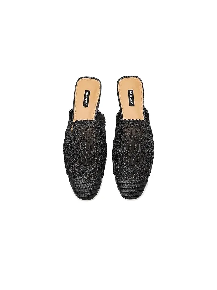 Туфли-мюли с плетением Camella Nine West — изображение 2 из 4, черный