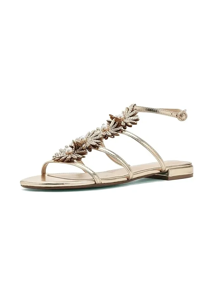 Сандалии с цветами Joyce Blue by Betsey Johnson