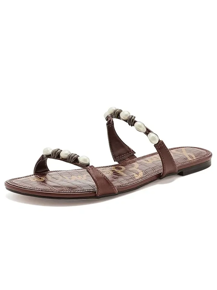 Сандалии с бусинами Cian Sam Edelman, Burnt Brandy
