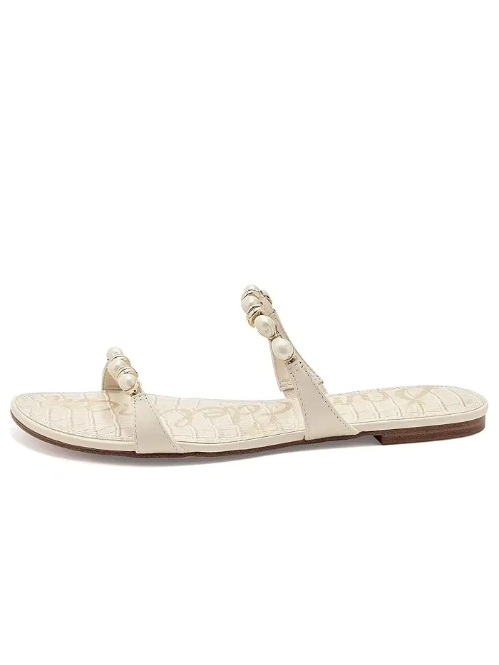 Сандалии с бусинами Cian Sam Edelman — изображение 4 из 4, слоновая кость
