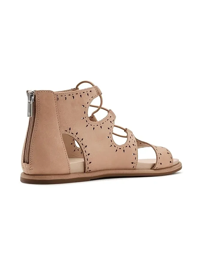 Сандалии гладиатор перфорированные Sartea Lucky Brand — изображение 3 из 4, песочный