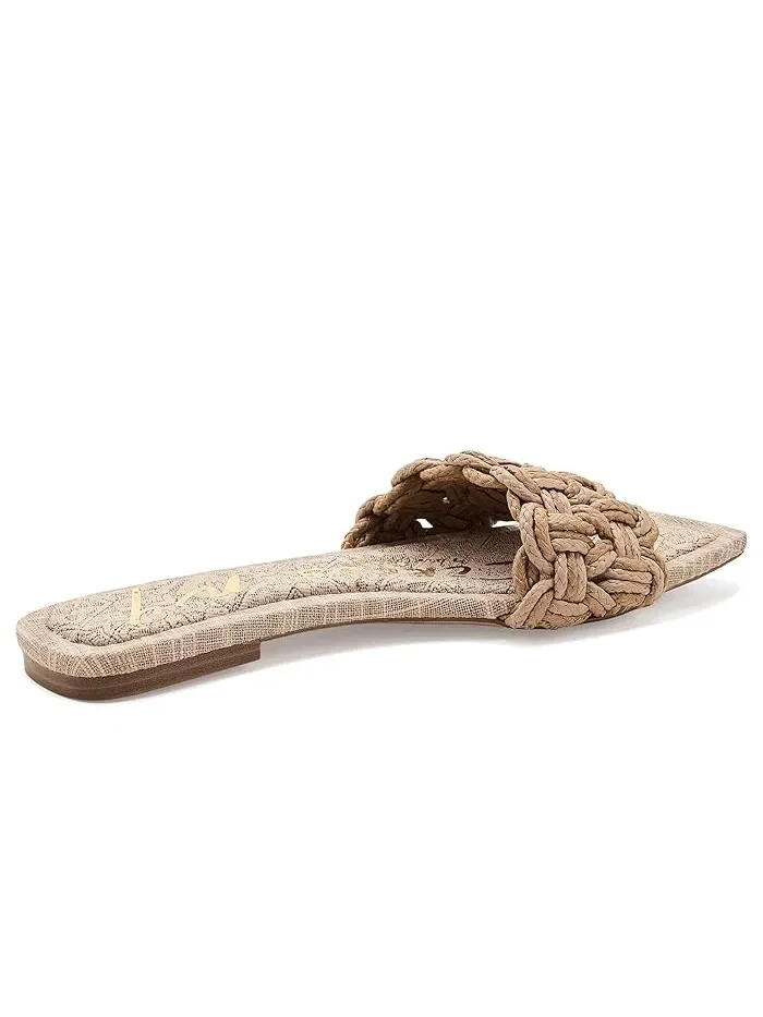 Сандалии с плетеным верхом Salma Circus NY by Sam Edelman — изображение 3 из 4, золотистый