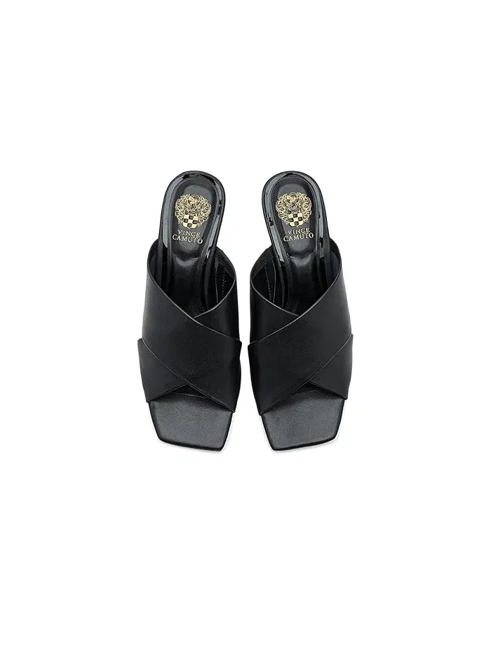 Мюли с перекрестными ремешками Kespa Cross Band Vince Camuto — изображение 2 из 4, черный