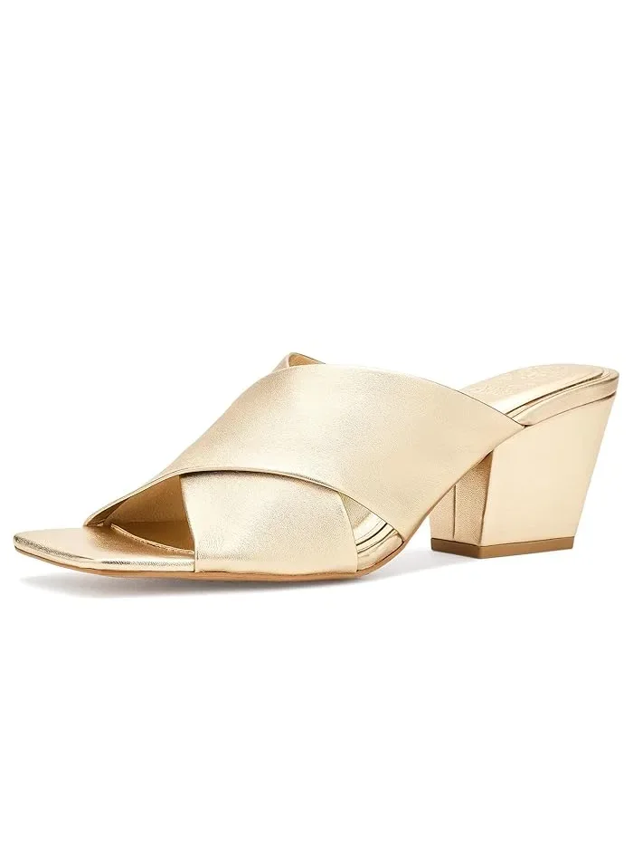 Босоножки-мюли с перекрестными ремешками Kespa Cross Band Vince Camuto