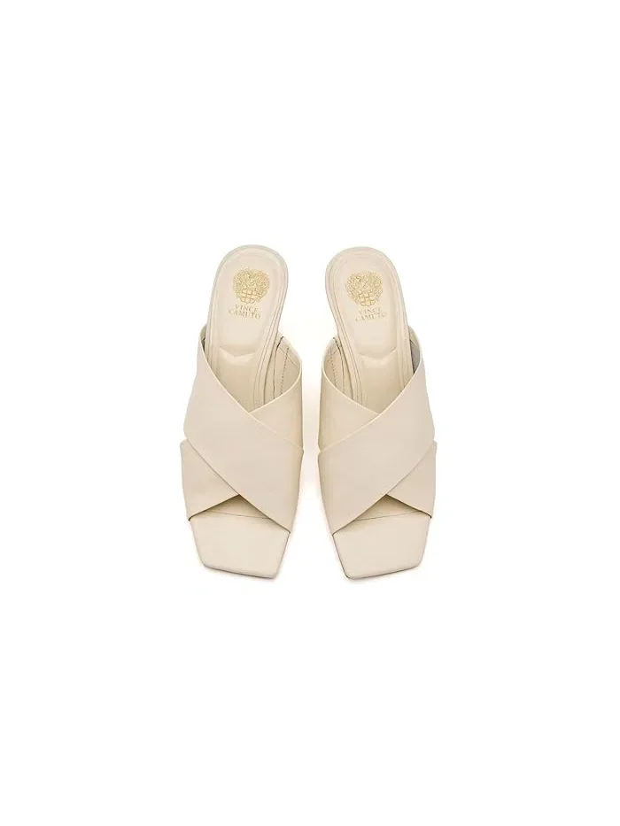 Мюли с перекрестными ремешками Kespa Cross Band Vince Camuto — изображение 2 из 4, белый