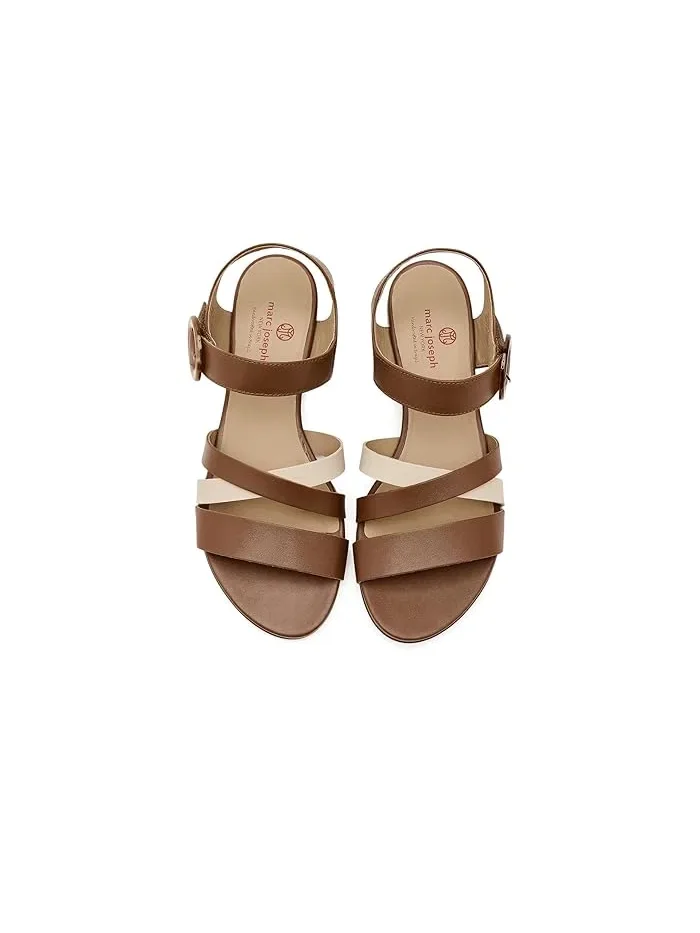 Сандалии клиновидные Parkside Ave 2.0 Marc Joseph New York — изображение 2 из 4, коньячный