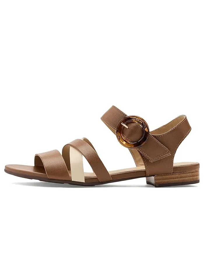 Сандалии клиновидные Parkside Ave 2.0 Marc Joseph New York — изображение 4 из 4, коньячный