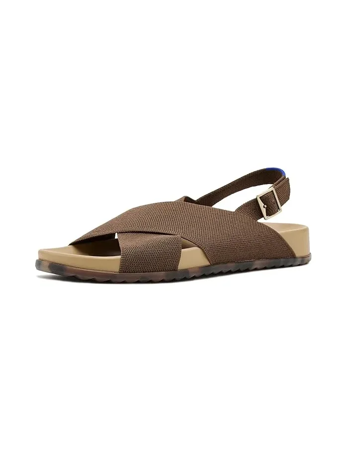 Сандалии с двумя широкими перемычками The Weekend Sandals Rothy's — изображение 1 из 4, корица