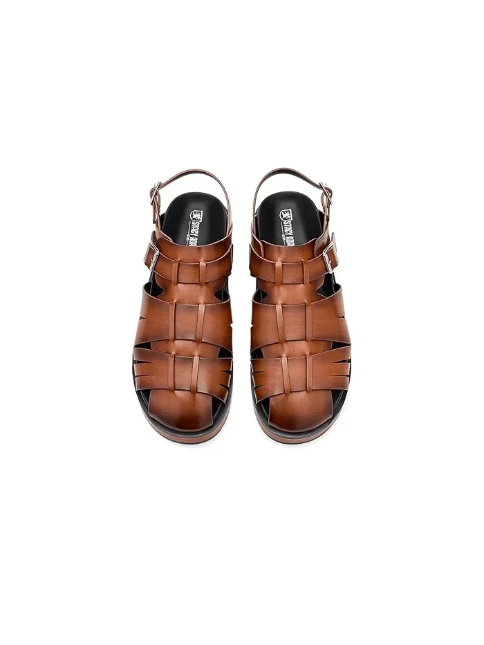 Сандалии Largo Slingback Buckle Stacy Adams — изображение 2 из 4, коричневый