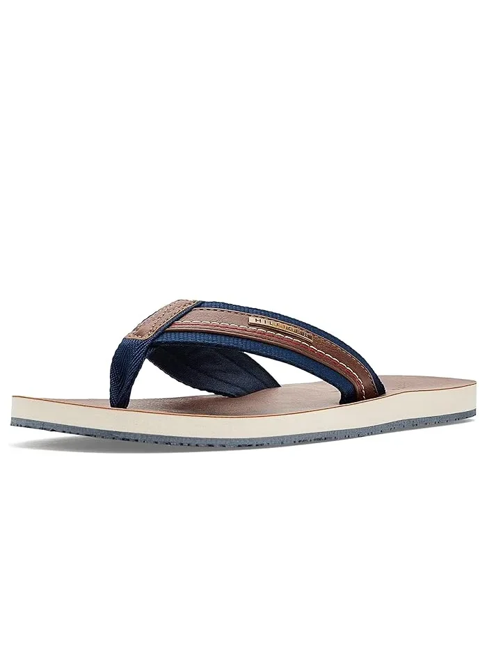 Сандалии с ремешком Davidos Tommy Hilfiger — изображение 1 из 4, коньячный/темно-синий