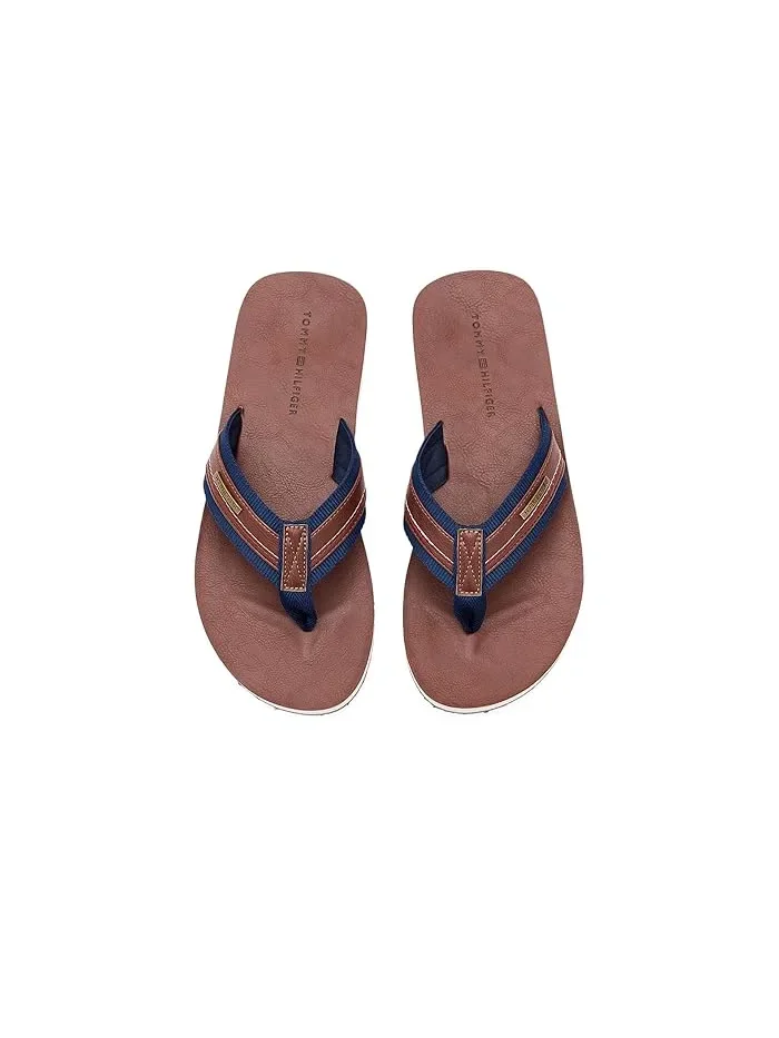 Сандалии с ремешком Davidos Tommy Hilfiger — изображение 2 из 4, коньячный/темно-синий
