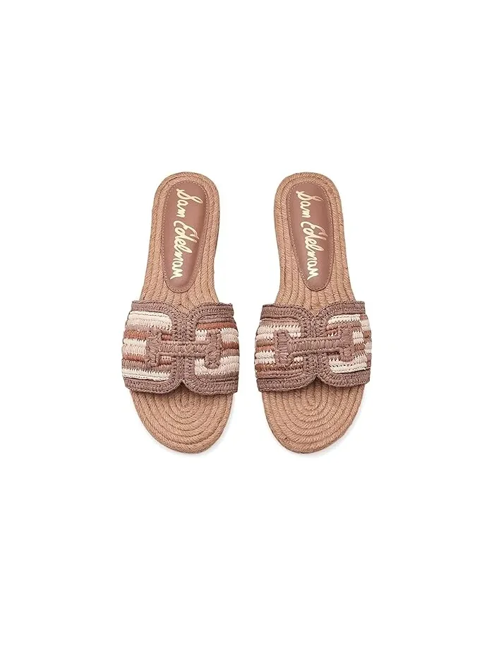 Сандалии текстурированные Miya Sam Edelman — изображение 2 из 4, коричневый мульти