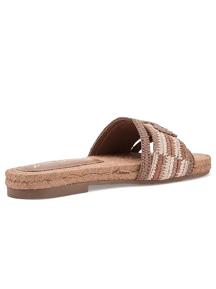 Сандалии текстурированные Miya Sam Edelman — изображение 3 из 4, коричневый мульти