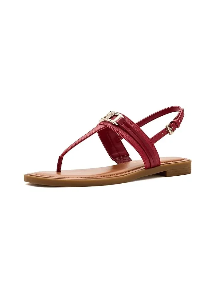 Сандалии Cruman Tommy Hilfiger — изображение 1 из 4, темный красный