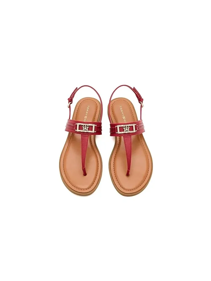 Сандалии Cruman Tommy Hilfiger — изображение 2 из 4, темный красный