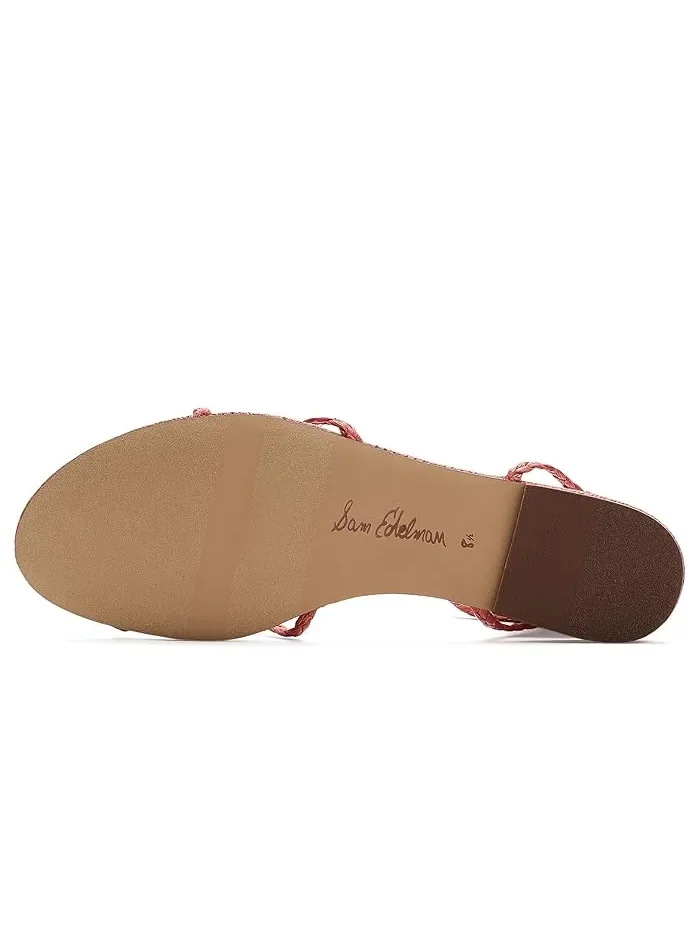 Сандалии с плетением Ellina Braid Sam Edelman — изображение 3 из 4, розовый