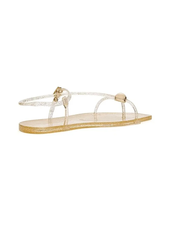 Сандалии с блестками Dana Loeffler Randall — изображение 3 из 4, шампань
