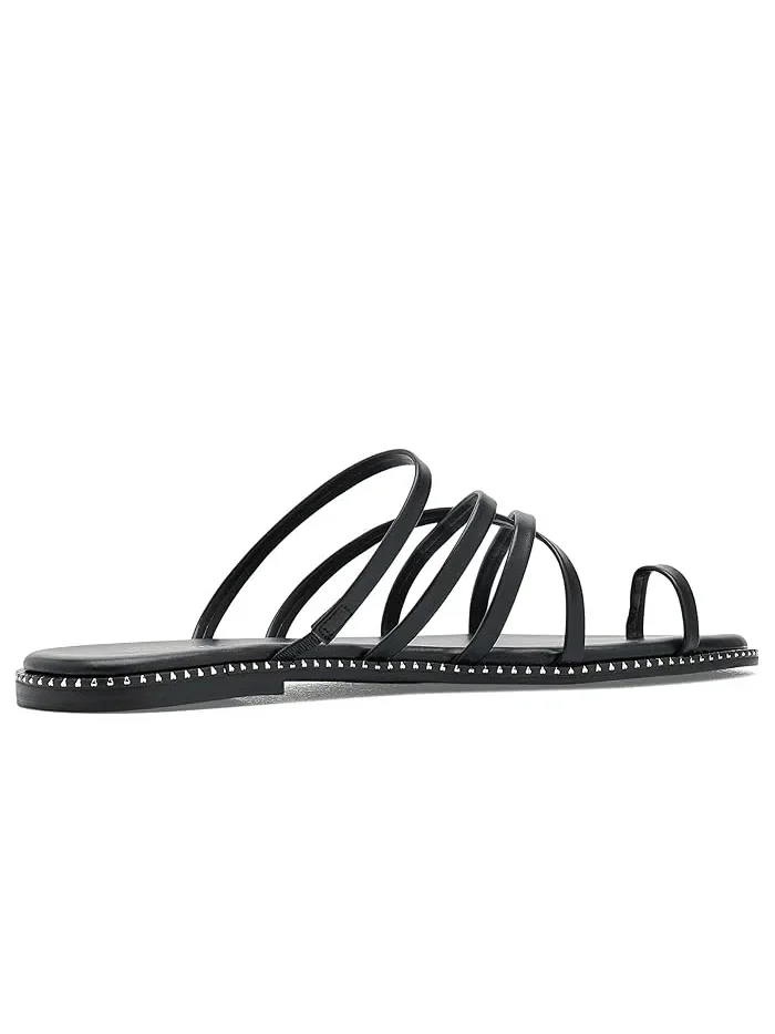 Сандалии с ремешками Digen Nine West — изображение 3 из 4, черный
