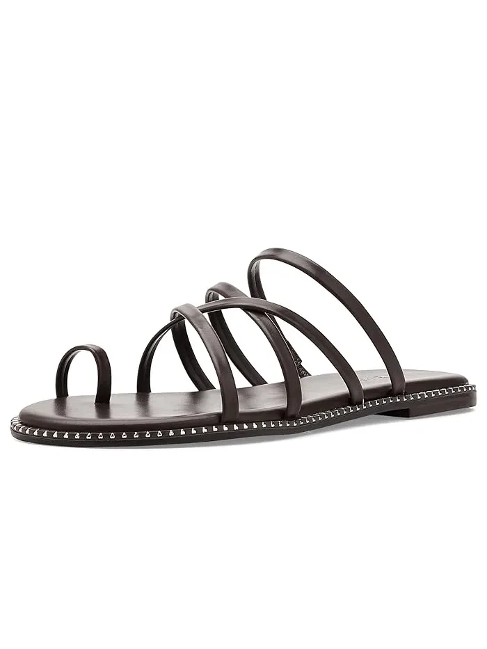 Сандалии с ремешками Digen Nine West — изображение 1 из 4, коричневый