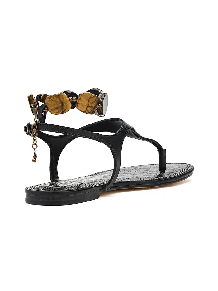 Сандалии с цепочкой Canna Sam Edelman — изображение 2 из 4, черный