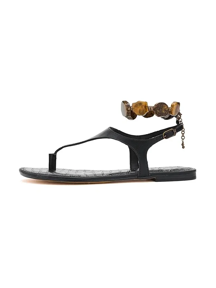 Сандалии с цепочкой Canna Sam Edelman — изображение 4 из 4, черный
