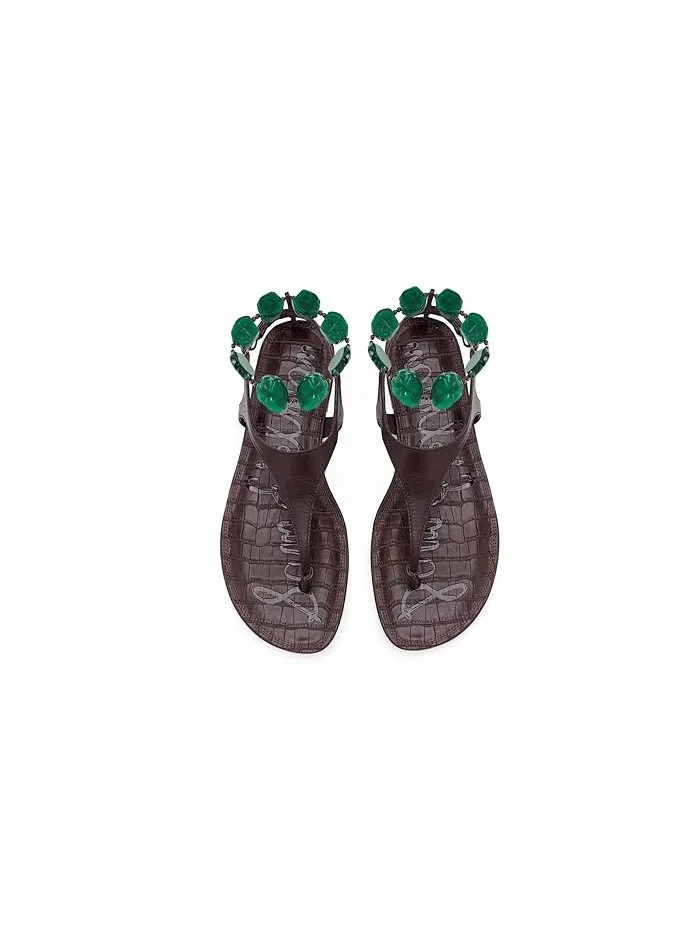 Сандалии с цепочкой Canna Sam Edelman — изображение 2 из 4, коричневый