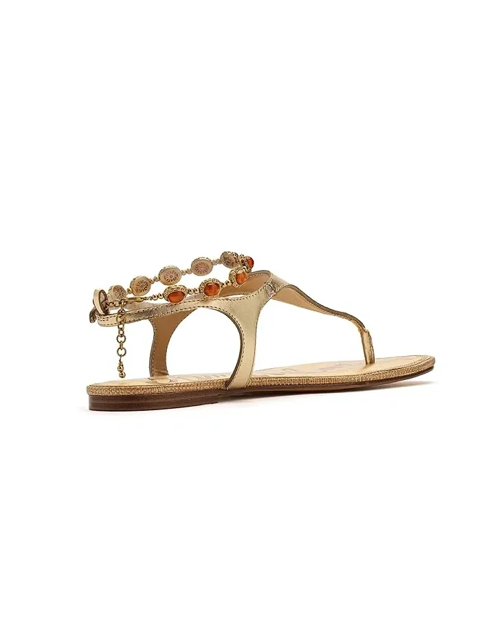Сандалии с цепочкой Canna Sam Edelman — изображение 2 из 4, золотистый
